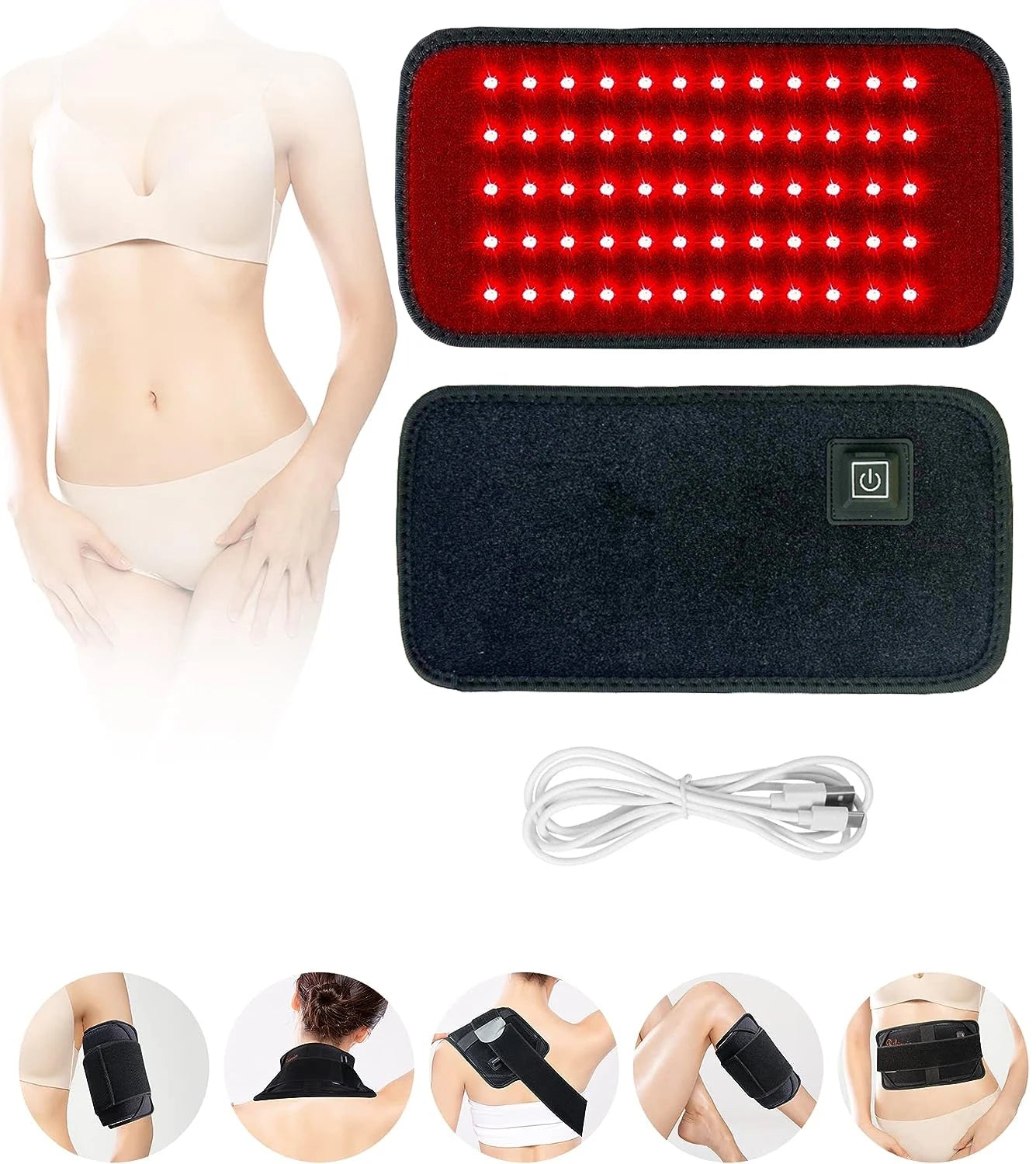 60 LEDs Red& Infrared Light Therapy Belt