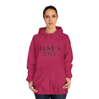 Unisex Jesus 2024 Pray To Make America  Great Again Hoodie