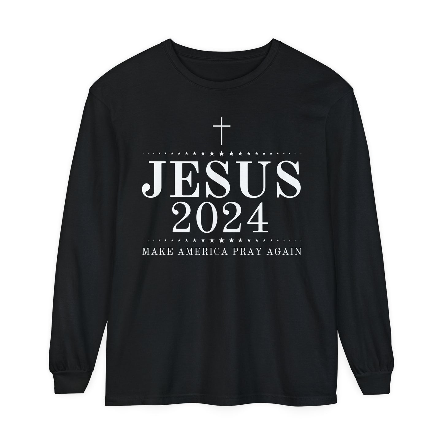 Unisex Garment-dyed Long Sleeve T-Shirt