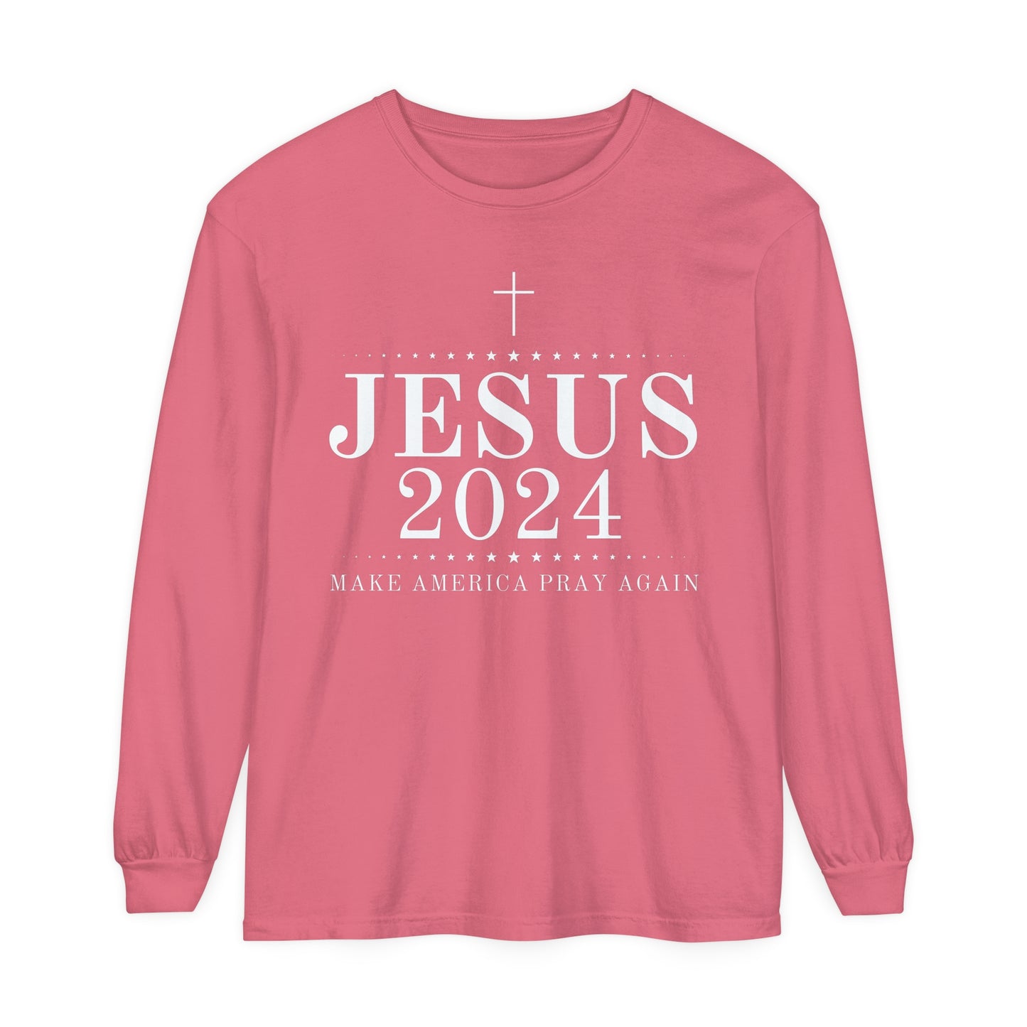 Unisex Garment-dyed Long Sleeve T-Shirt