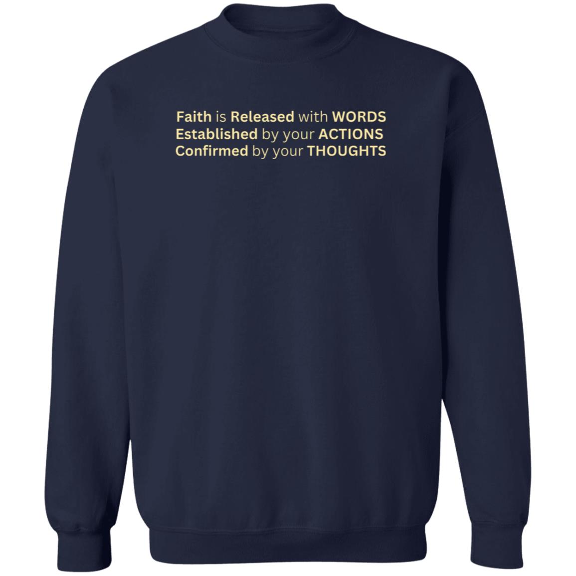 Faith Crewneck Pullover Sweatshirt