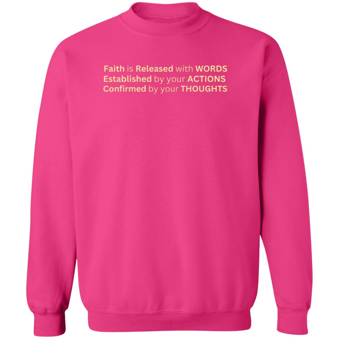 Faith Crewneck Pullover Sweatshirt