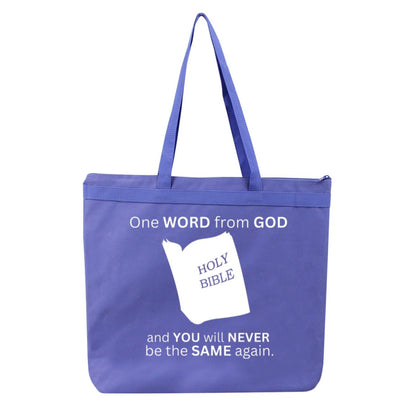 One Word From God Large Tote