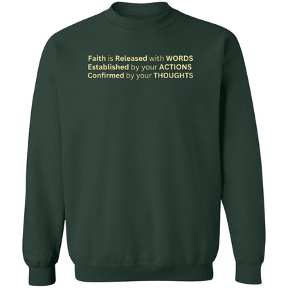 Faith Crewneck Pullover Sweatshirt