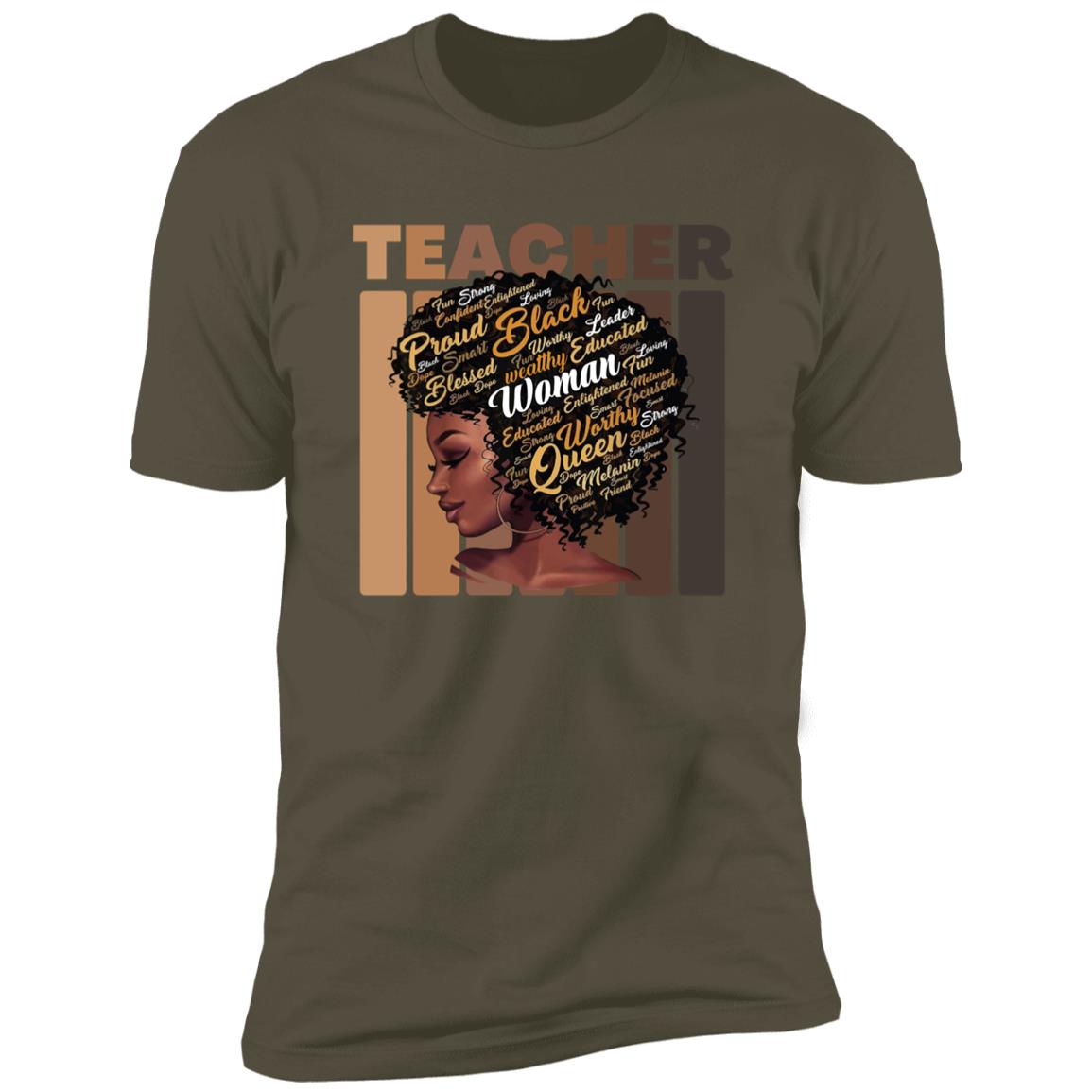 Short Sleeve Melanin Teacher T-Shirt