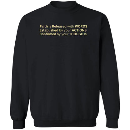 Faith Crewneck Pullover Sweatshirt