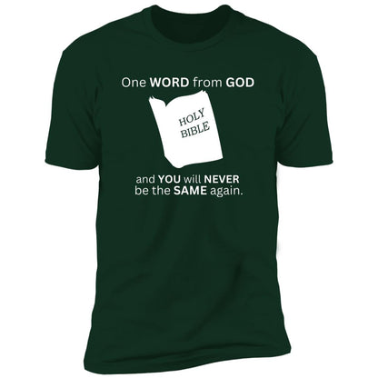 One Word From God Hoodie / T-Shirt White Print