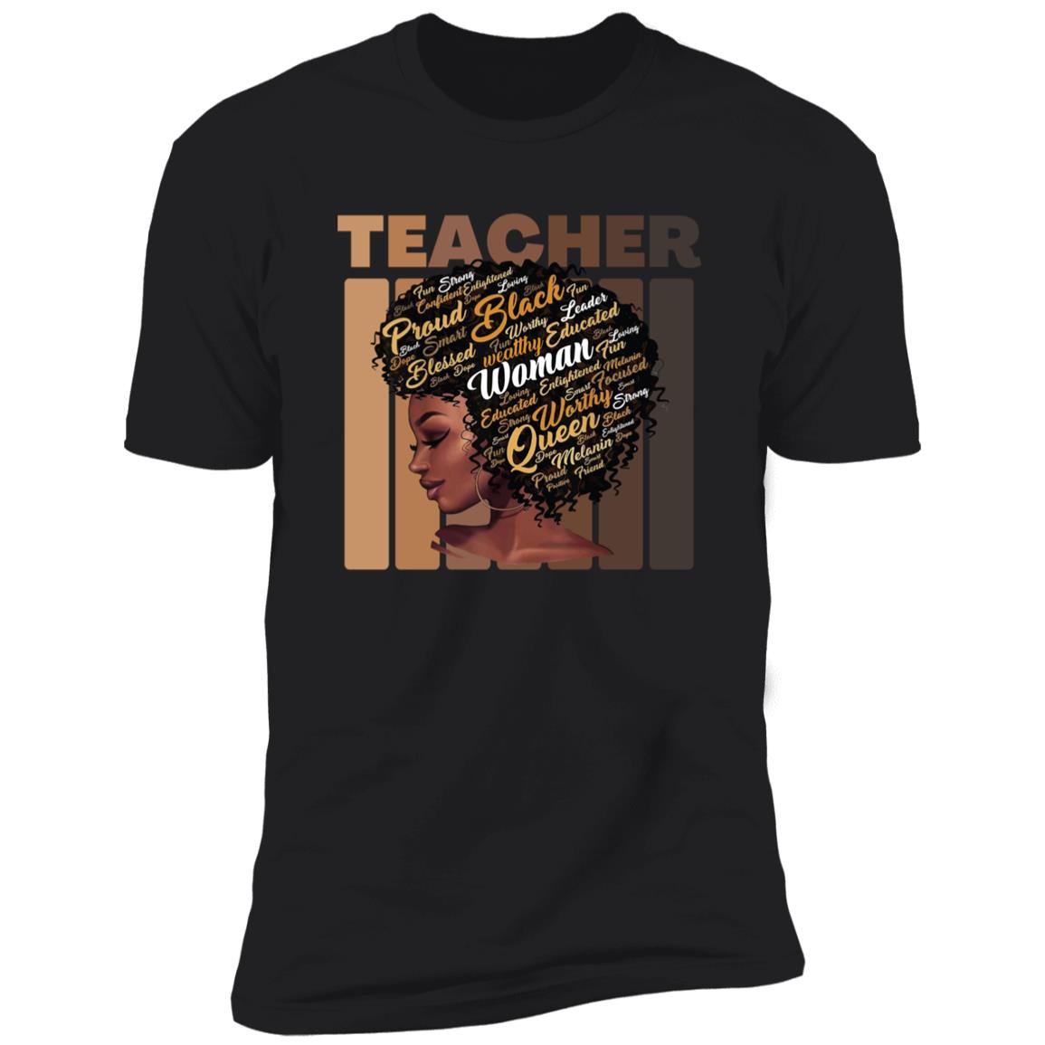 Short Sleeve Melanin Teacher T-Shirt