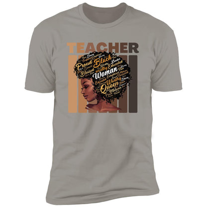 Short Sleeve Melanin Teacher T-Shirt