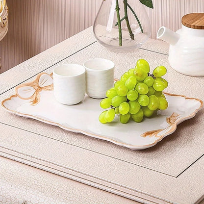 Piece Bow Fruit or Jewelry Storage Tray