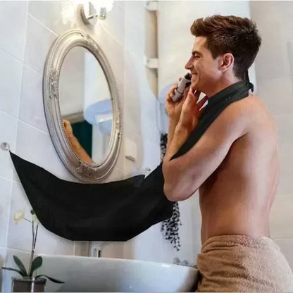 Bathroom Apron Male Beard Razor Holder