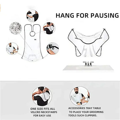 Bathroom Apron Male Beard Razor Holder