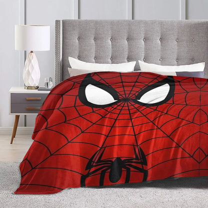 Spider Man Eye Red Web Blanket