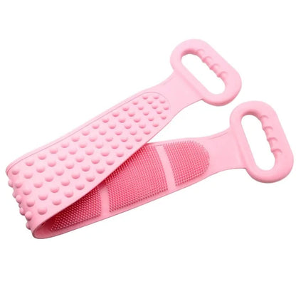 Silicone Exfoliating Bath Shower Body Brush Scrub Belt (28'')