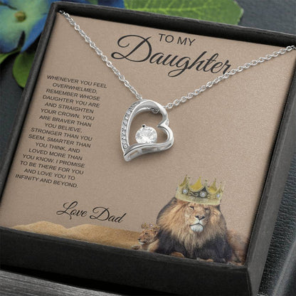 To My Daughter, Forever Love Necklace