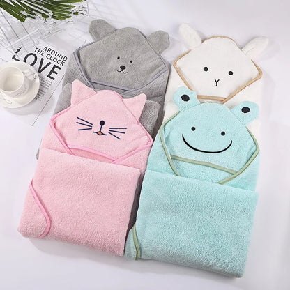 Baby Hooded Poncho Bath Towel